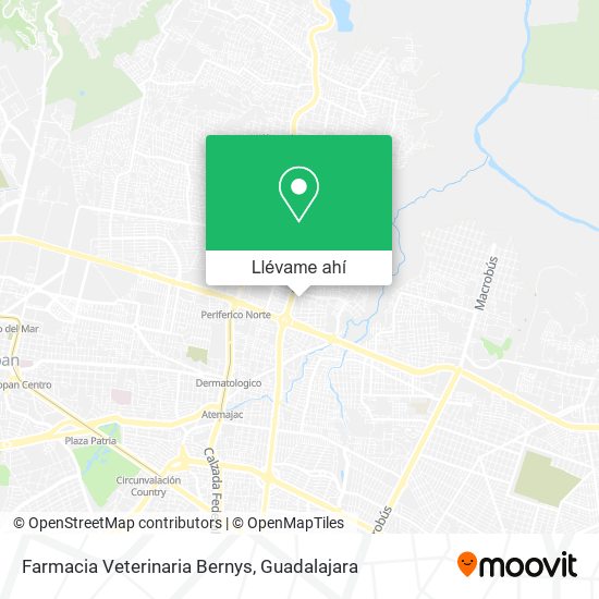 Mapa de Farmacia Veterinaria Bernys