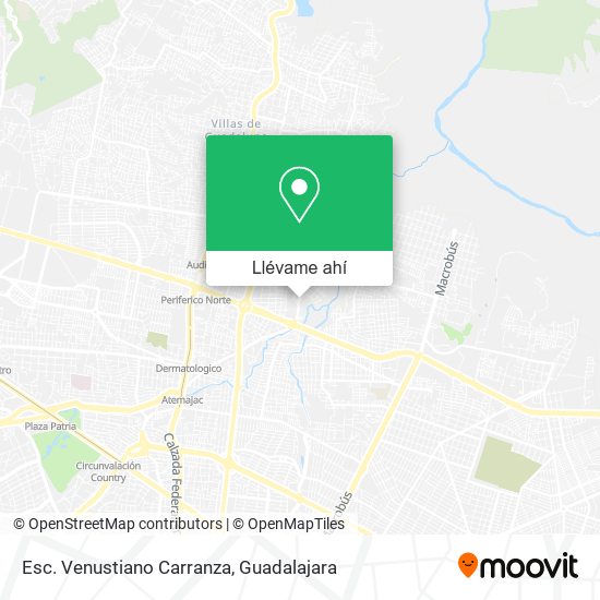 Mapa de Esc. Venustiano Carranza