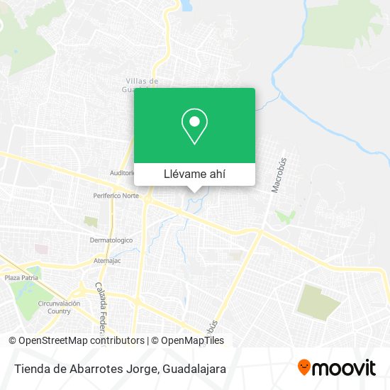 Mapa de Tienda de Abarrotes Jorge