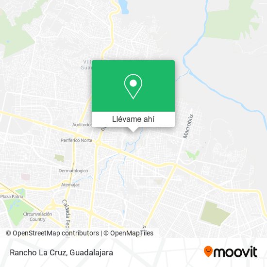 Mapa de Rancho La Cruz