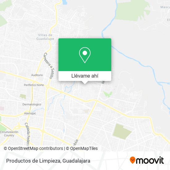 Mapa de Productos de Limpieza