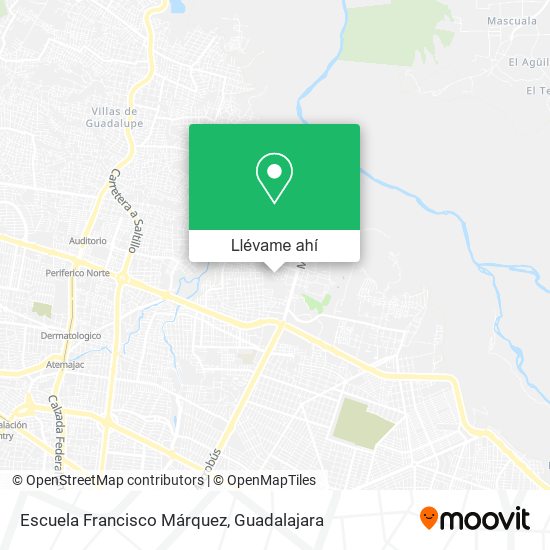 Mapa de Escuela Francisco Márquez