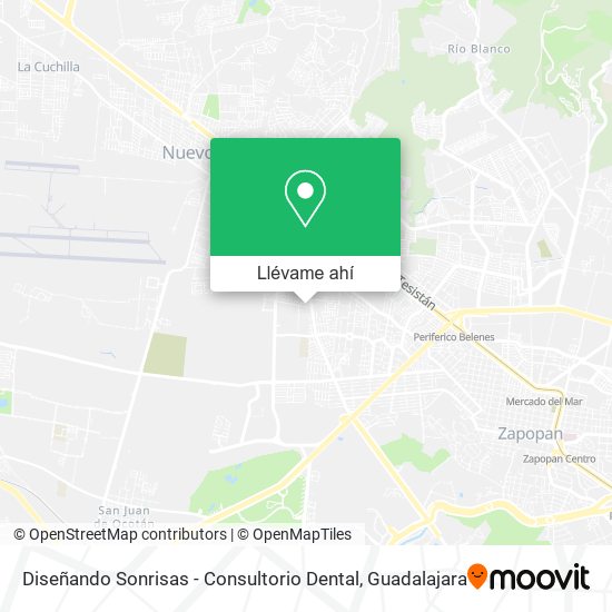 Mapa de Diseñando Sonrisas - Consultorio Dental