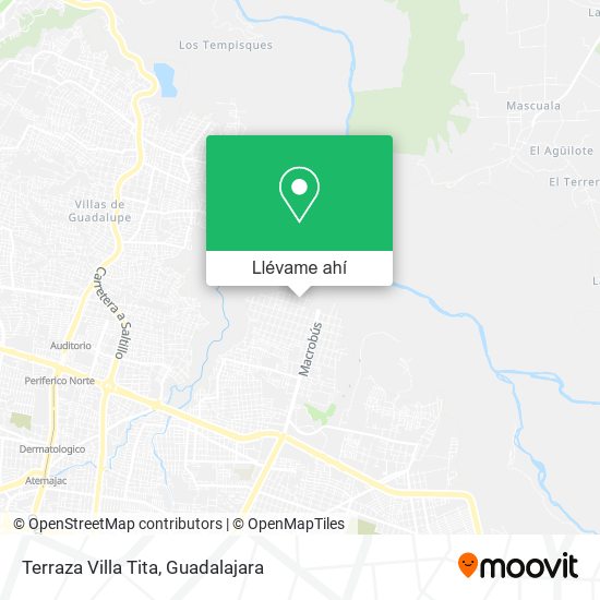 Mapa de Terraza Villa Tita