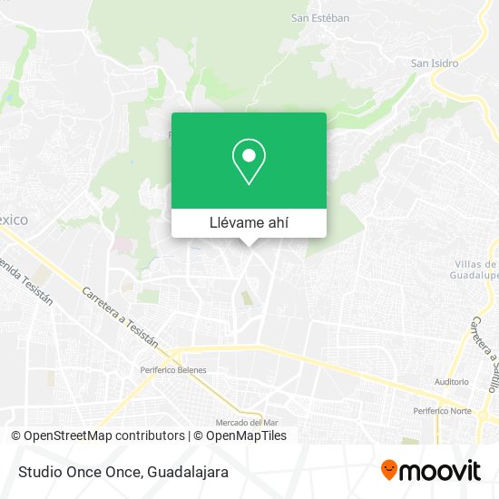 Mapa de Studio Once Once