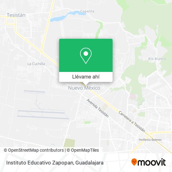 Mapa de Instituto Educativo Zapopan