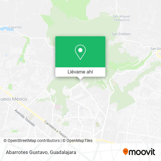 Mapa de Abarrotes Gustavo