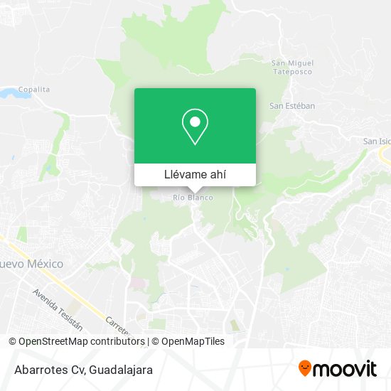 Mapa de Abarrotes Cv