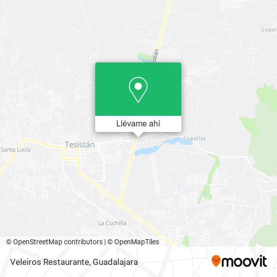 Mapa de Veleiros Restaurante