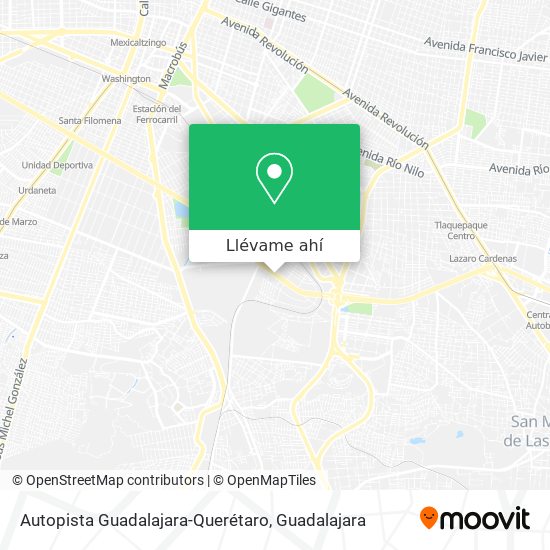 Mapa de Autopista Guadalajara-Querétaro