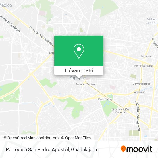 Mapa de Parroquia San Pedro Apostol