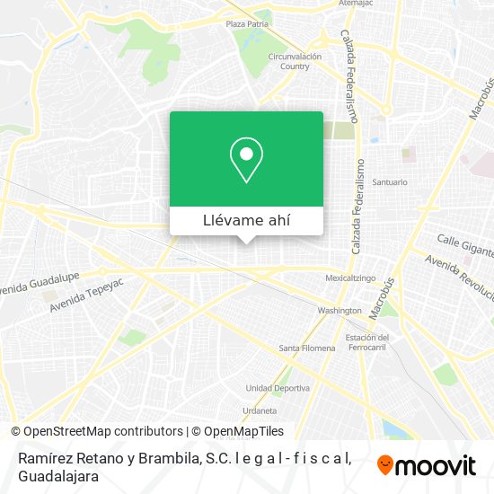 Mapa de Ramírez Retano y Brambila, S.C.    l e g a l - f i s c a l