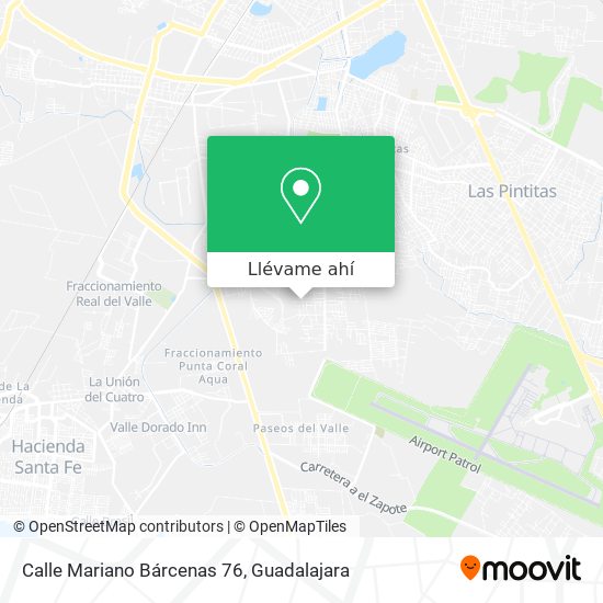 Mapa de Calle Mariano Bárcenas 76
