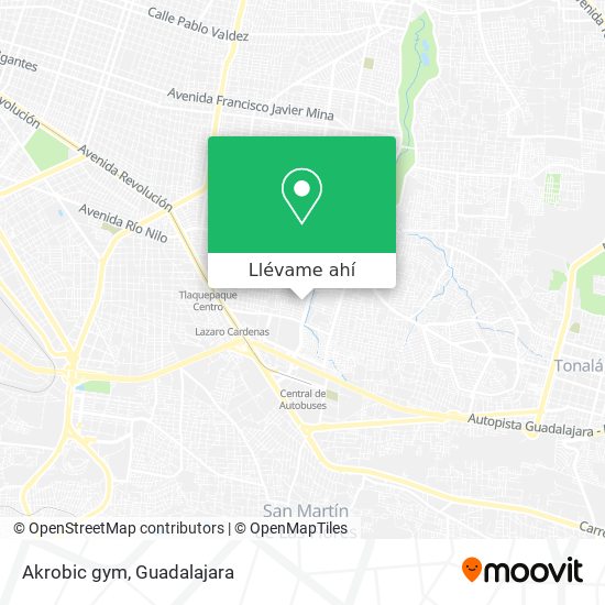 Mapa de Akrobic gym