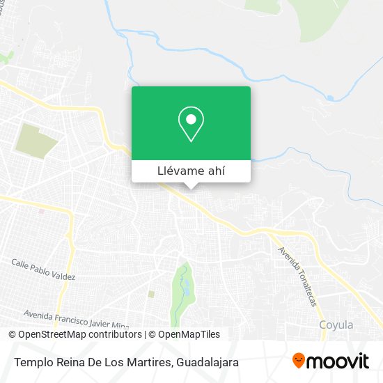 Mapa de Templo Reina De Los Martires