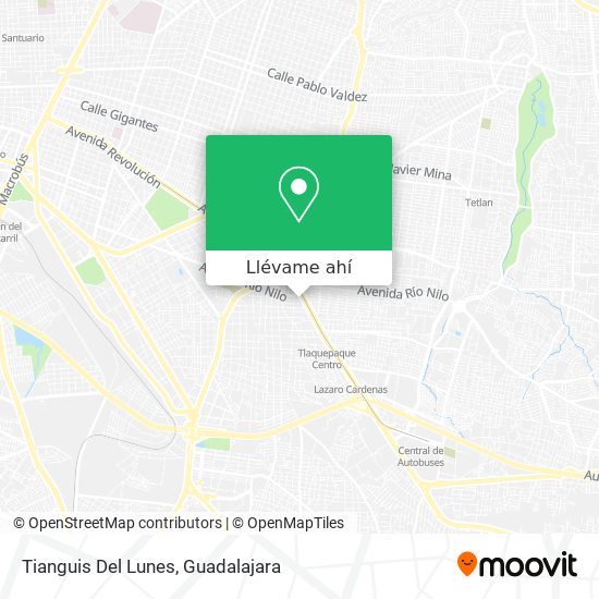 Mapa de Tianguis Del Lunes