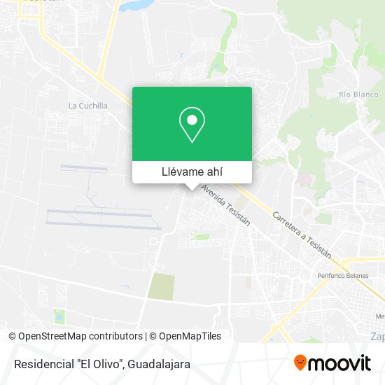 Mapa de Residencial "El Olivo"