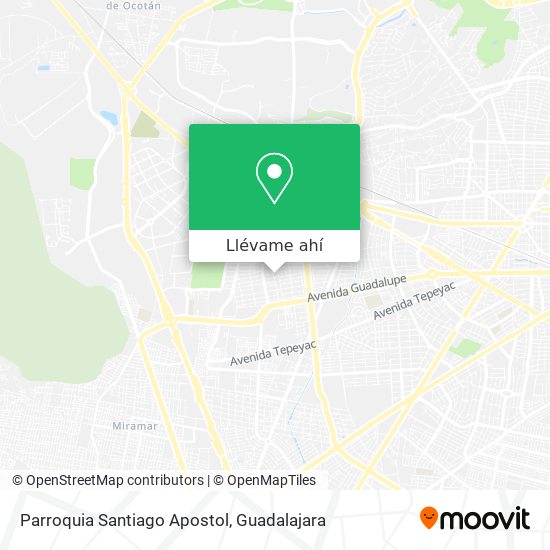 Mapa de Parroquia Santiago Apostol