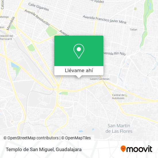 Mapa de Templo de San Miguel