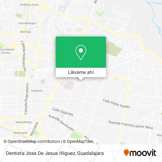 Mapa de Dentista Jose De Jesus Iñiguez