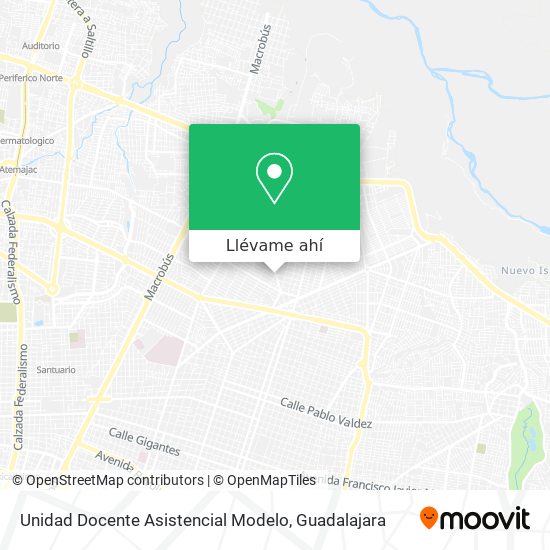 Cómo llegar a Unidad Docente Asistencial Modelo en Guadalajara en Autobús o  Tren?