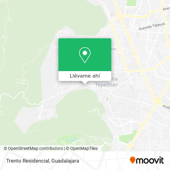 Mapa de Trento Residencial