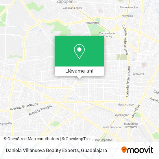 Mapa de Daniela Villanueva Beauty Experts