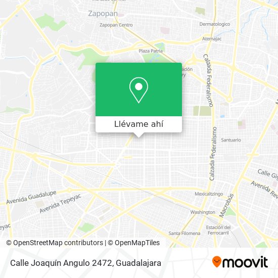 Mapa de Calle Joaquín Angulo 2472
