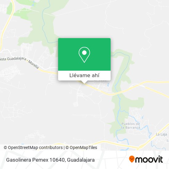 Mapa de Gasolinera Pemex 10640