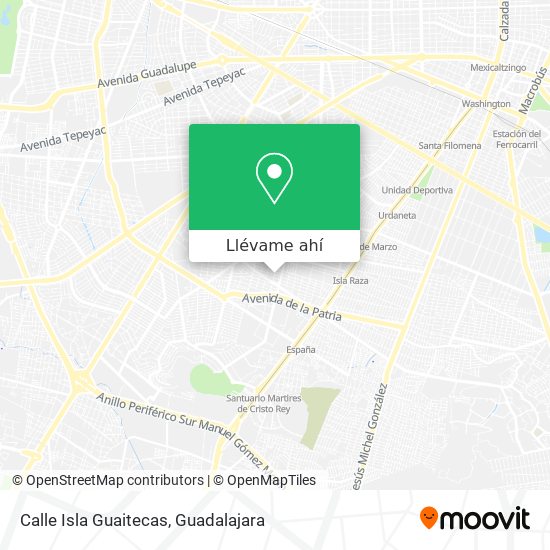 Mapa de Calle Isla Guaitecas