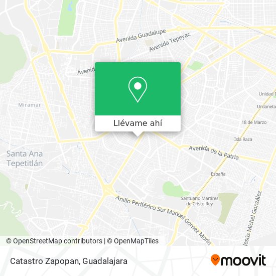 Mapa de Catastro Zapopan