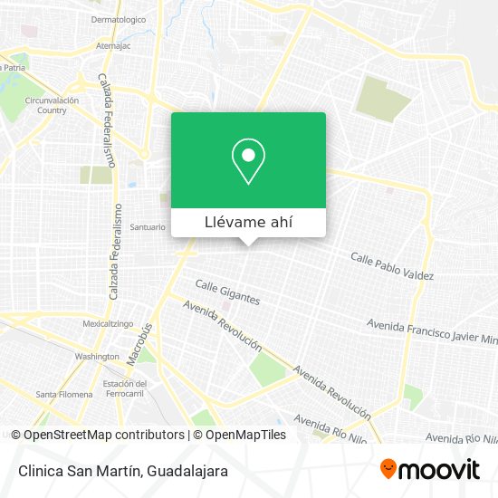 Mapa de Clinica San Martín