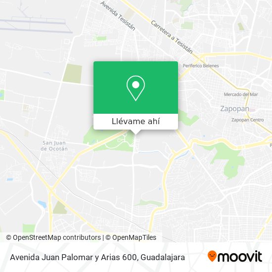 Mapa de Avenida Juan Palomar y Arias 600