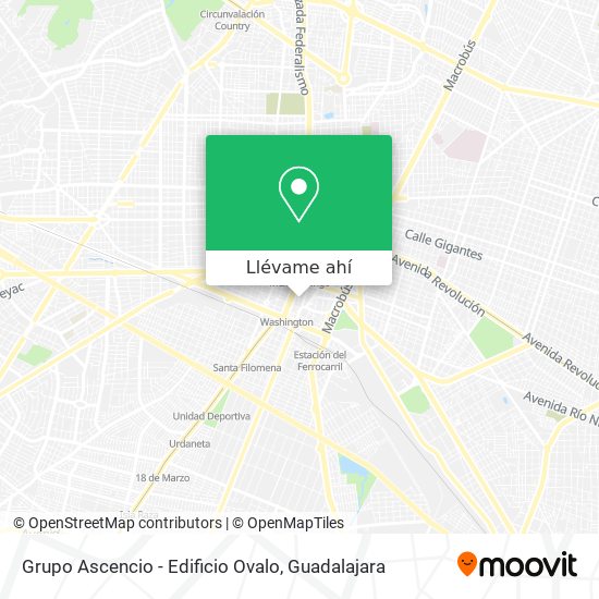 Mapa de Grupo Ascencio -  Edificio Ovalo