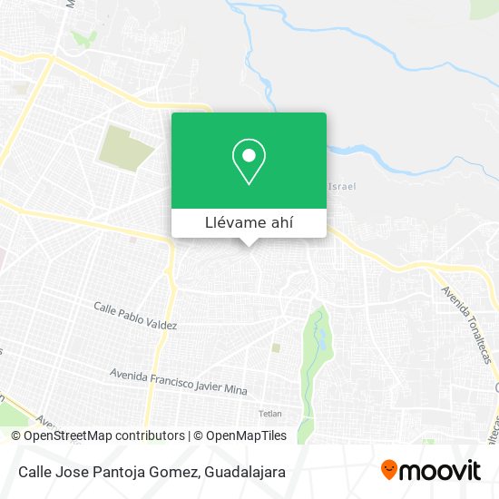Mapa de Calle Jose Pantoja Gomez