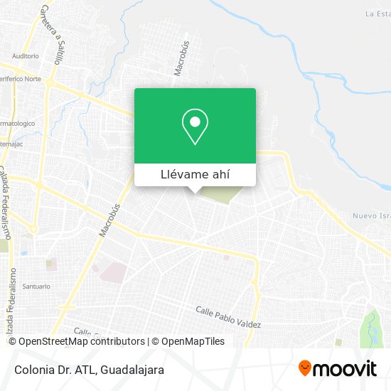 Mapa de Colonia Dr. ATL