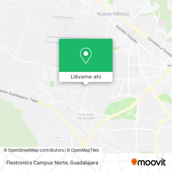 Mapa de Flextronics Campus Norte