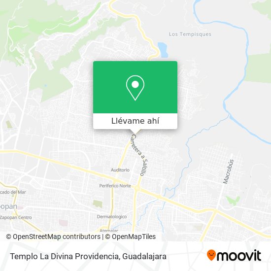 Mapa de Templo La Divina Providencia