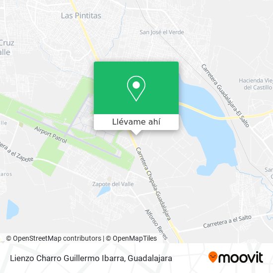 Mapa de Lienzo Charro Guillermo Ibarra