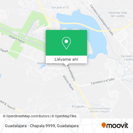 Mapa de Guadalajara - Chapala 9999