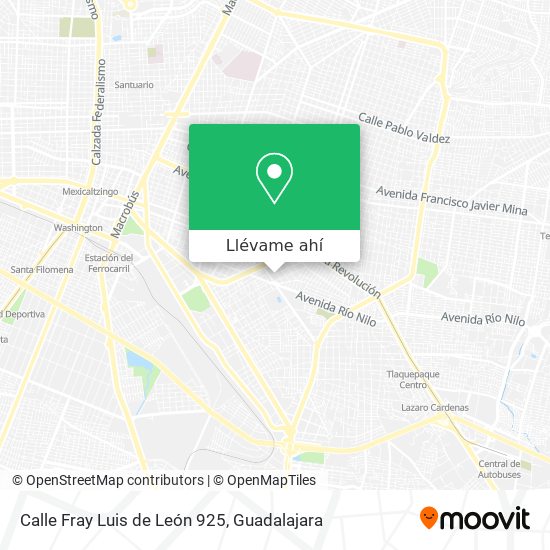 Mapa de Calle Fray Luis de León 925