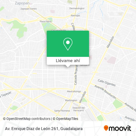 Mapa de Av. Enrique Díaz de León 261