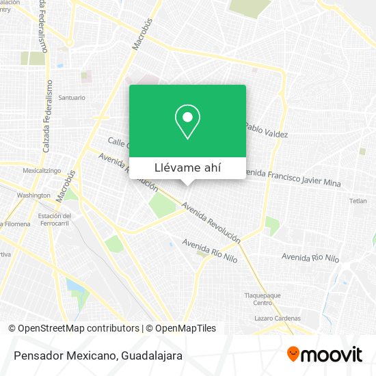Mapa de Pensador Mexicano