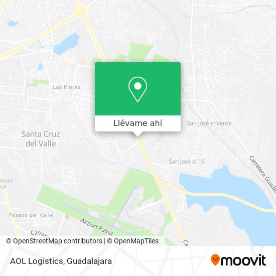 Mapa de AOL Logistics