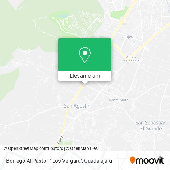 Mapa de Borrego Al Pastor " Los Vergara"