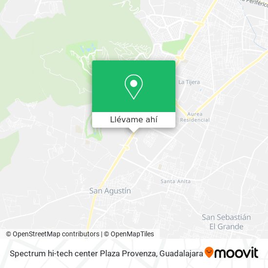 Mapa de Spectrum hi-tech center Plaza Provenza