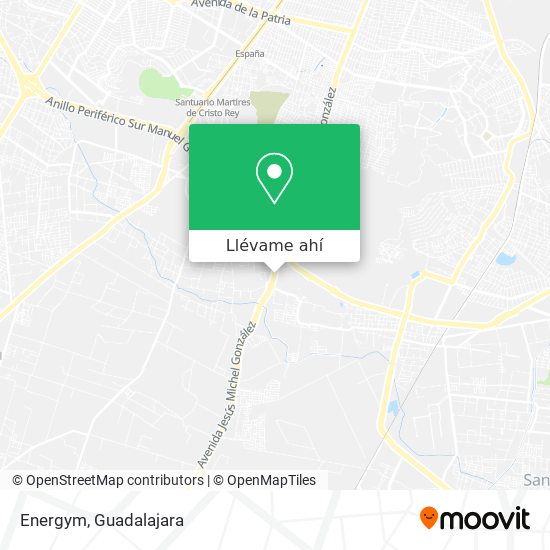 Cómo llegar a Energym en Tlaquepaque en Autobús o Tren?