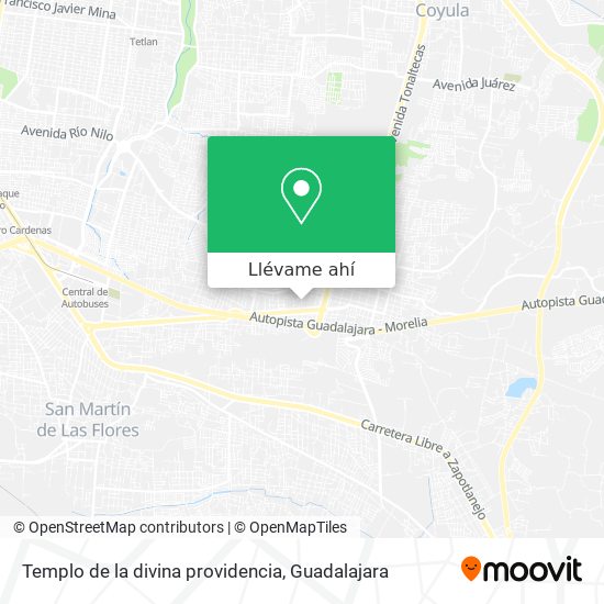 Mapa de Templo de la divina providencia