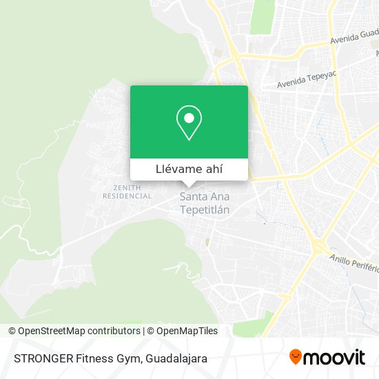 Mapa de STRONGER Fitness Gym