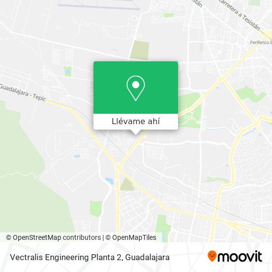 Mapa de Vectralis Engineering Planta 2